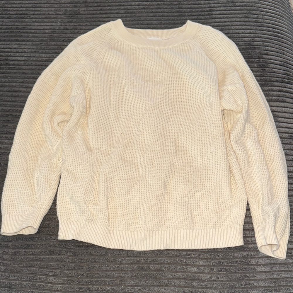 Boys Zara Cream Knit Sweater